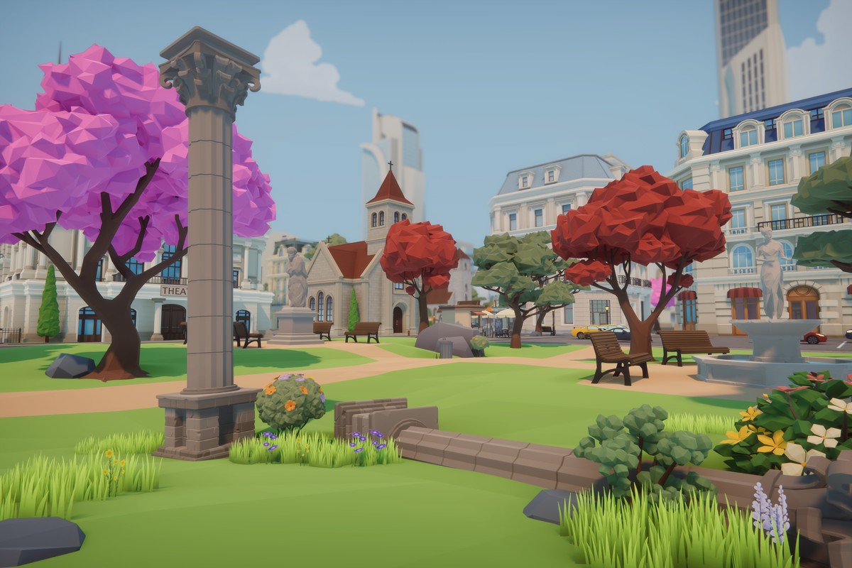 Low Poly Euro City