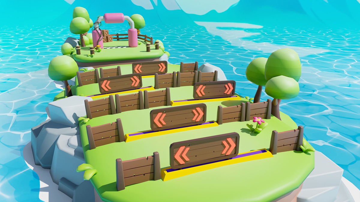 Platformer Deathrun - Low Poly 3D Models Pack