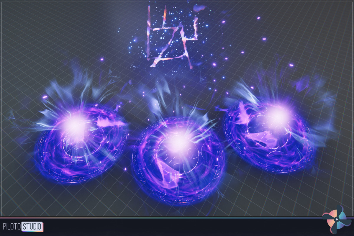 Realistic ARPG Arcane Spells VFX