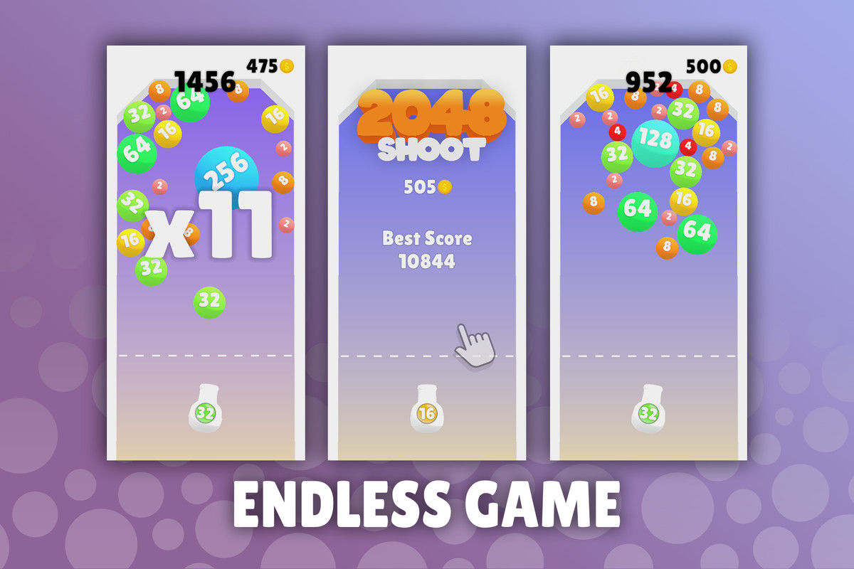 2048 Shoot | Mobile Game Template