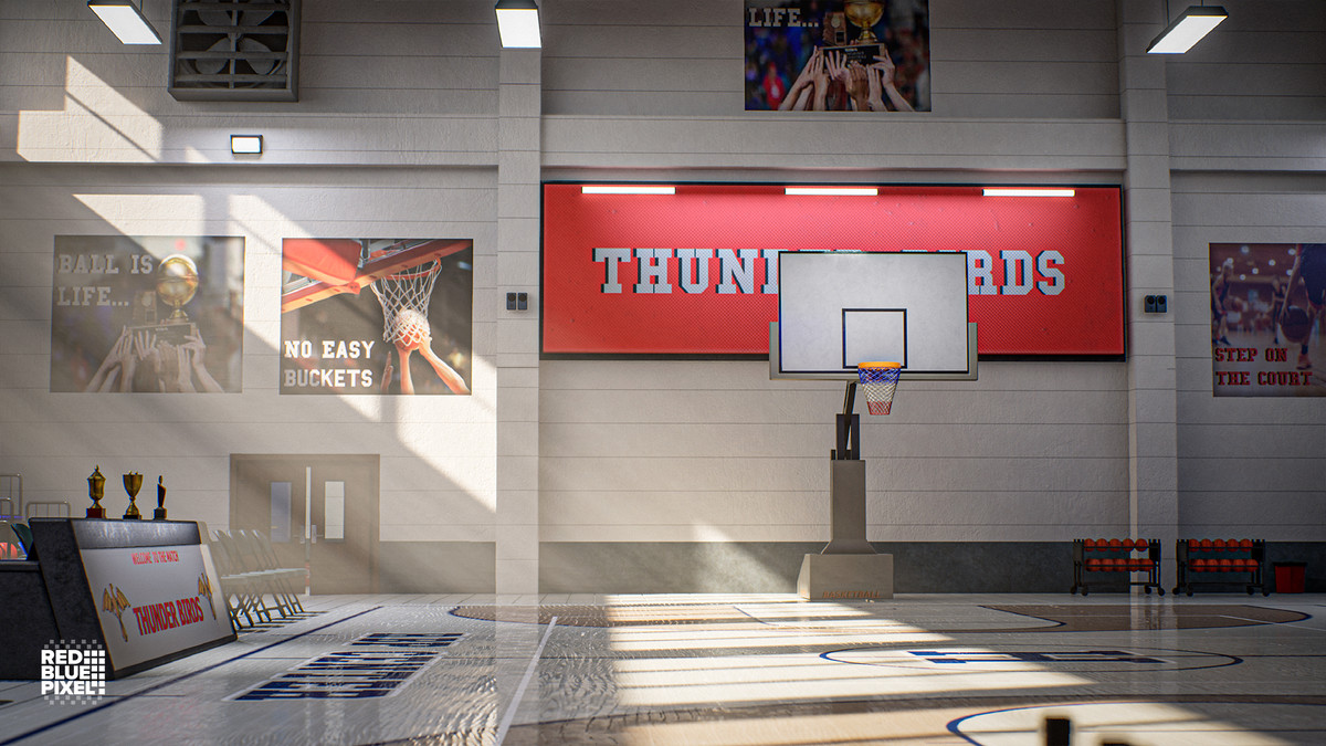 Indoor Basketball Arena