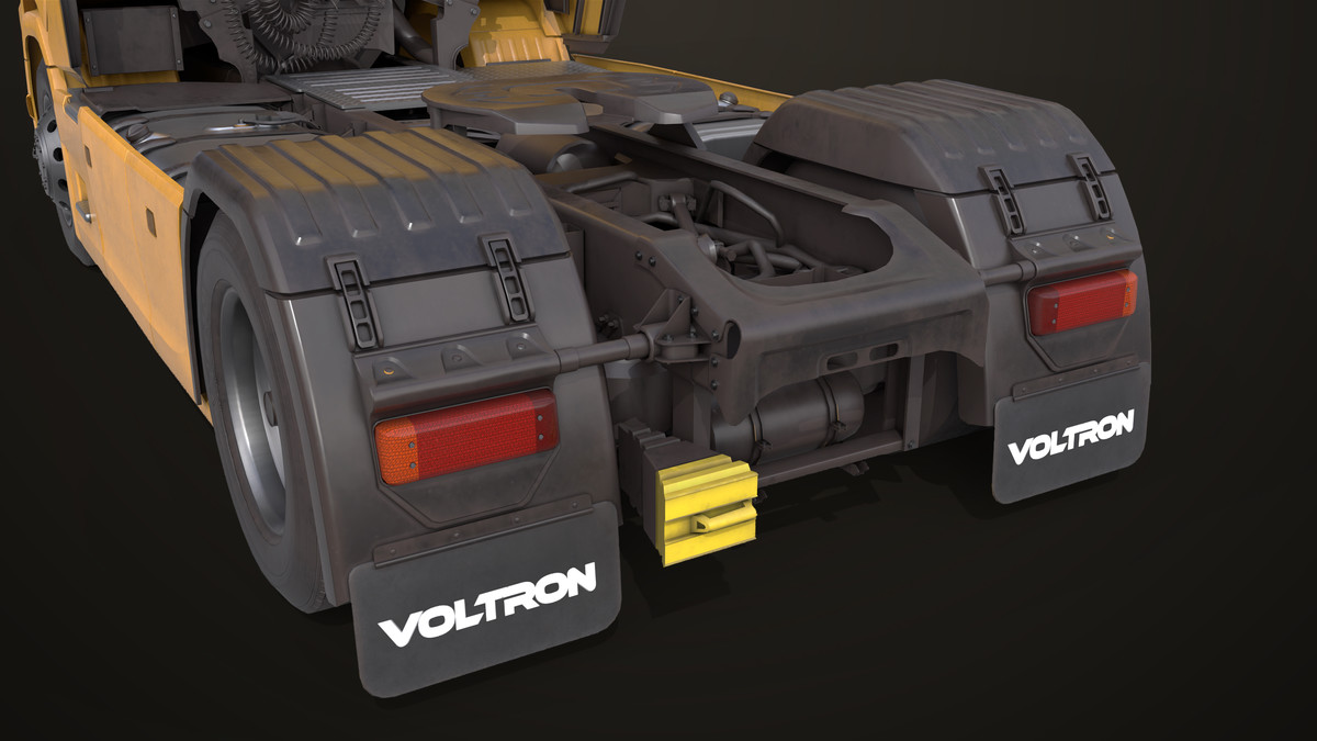 Chassis 06 Yellow URP HDRP Textures