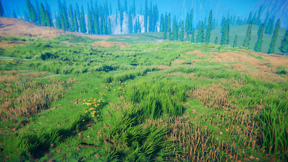 Stylized Cypress Valley