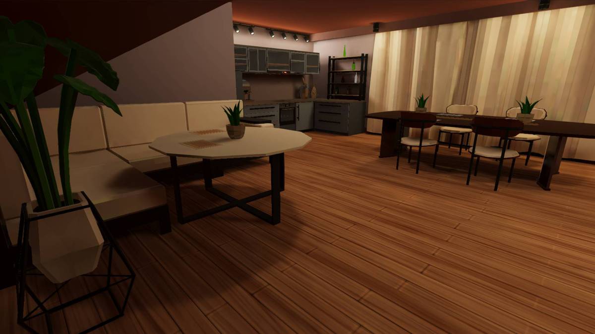 LowPoly Luxury Loft Interior