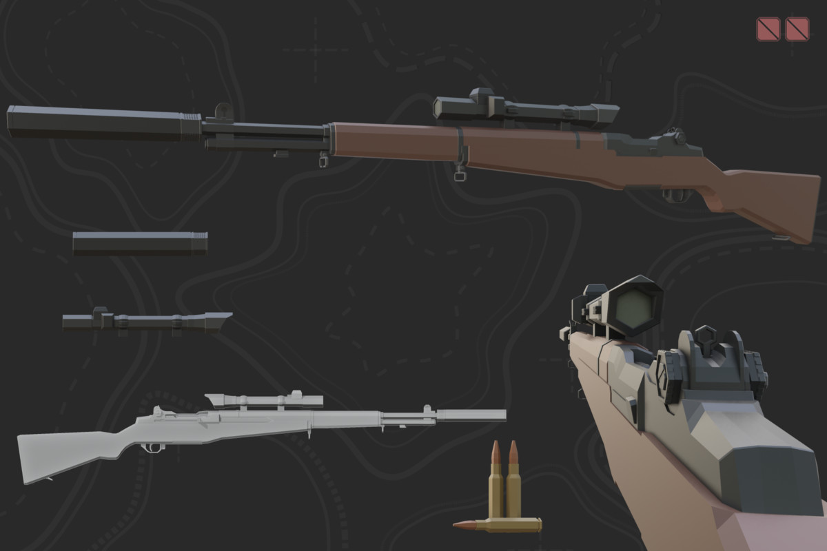Low Poly Weapon Bundle Pack V