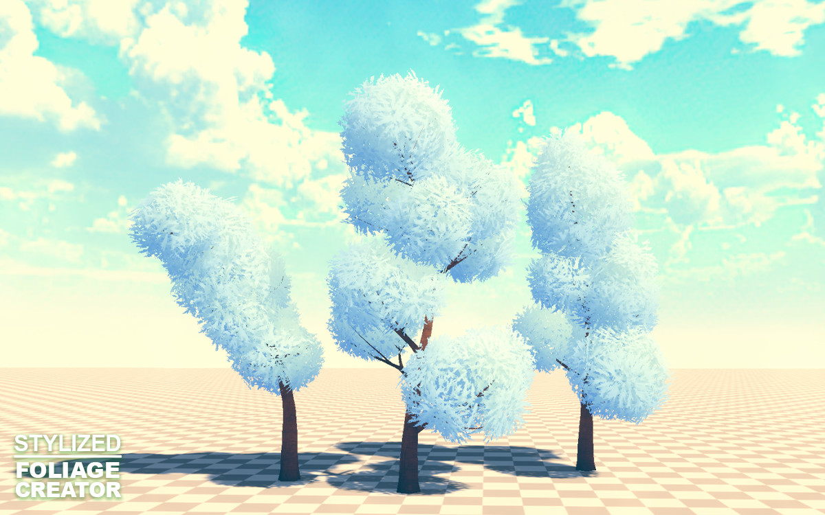 Stylized Foliage Bush & Clouds Creator