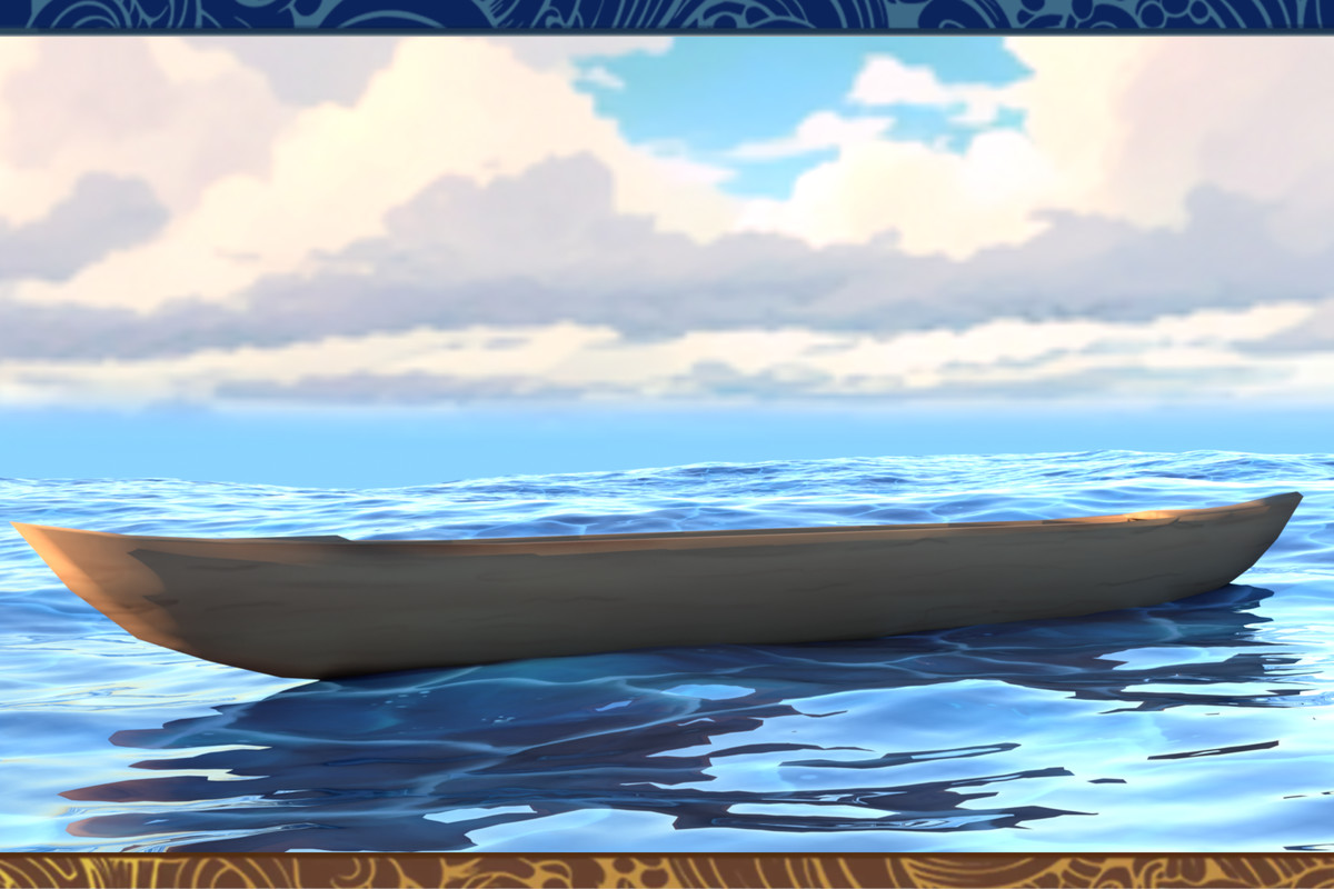 Papua Traditional Canoe