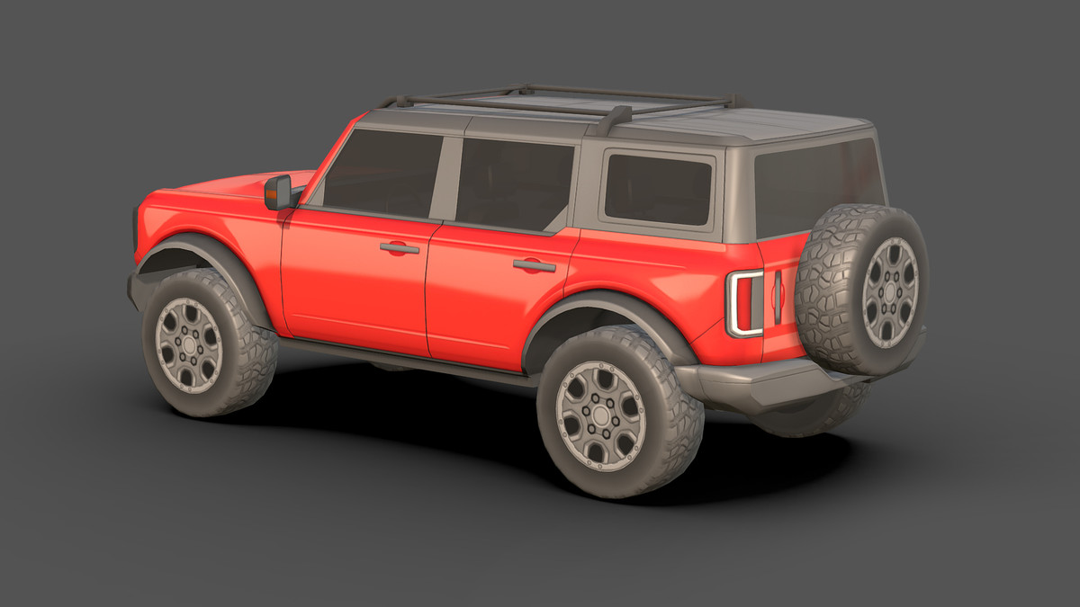City Low Poly Car 1