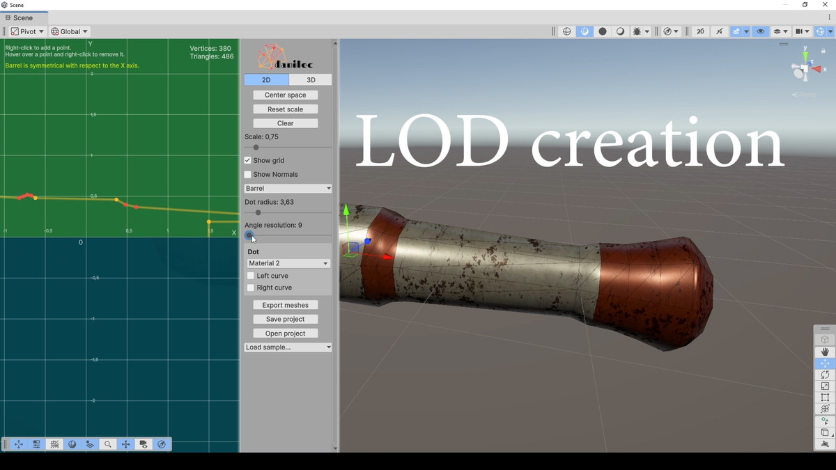 Procedural Cannon Barrel Generator