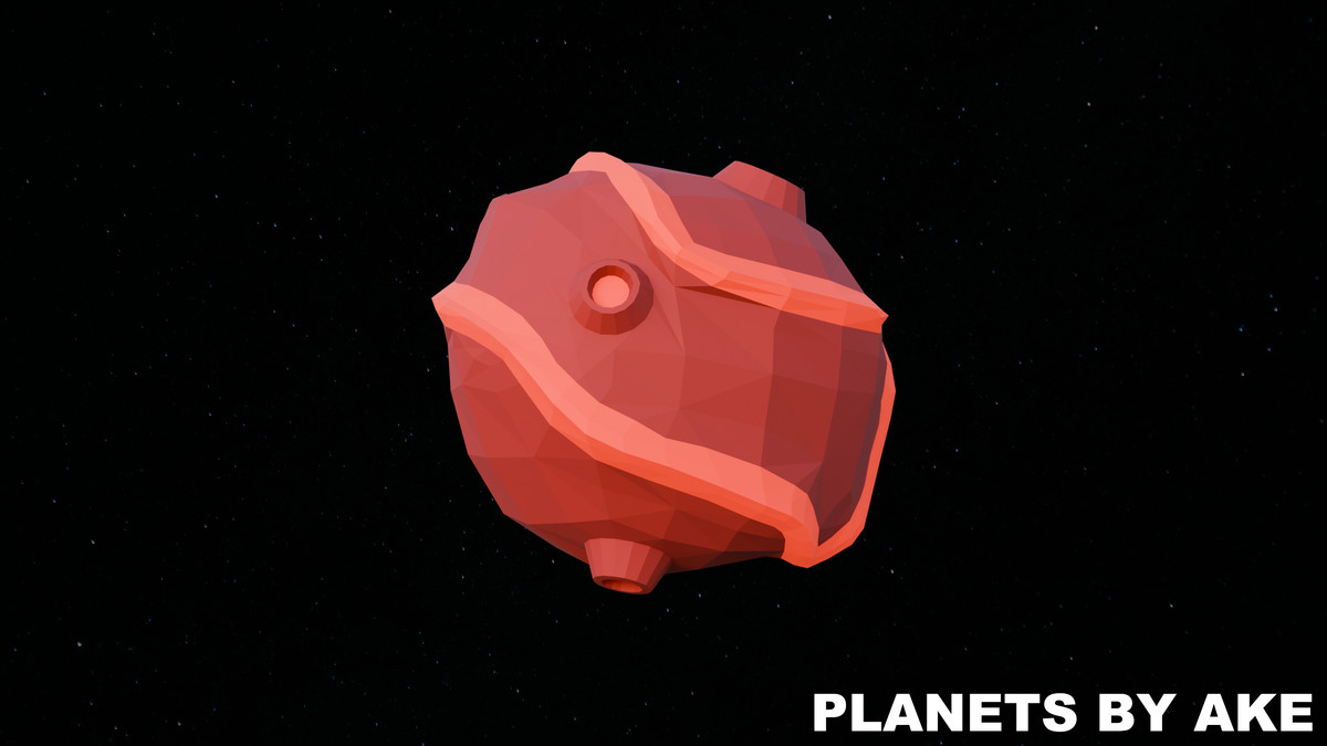 Low Poly Planets by Ake