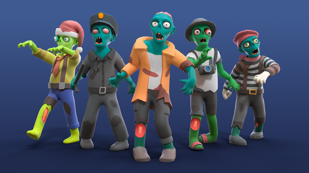 Zombies Mini - Low Poly Animated Pack