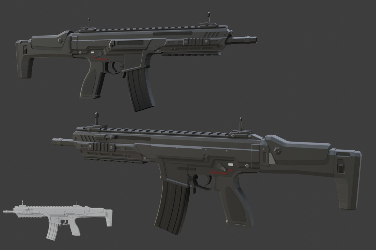 Low Poly Weapon Bundle Pack 3