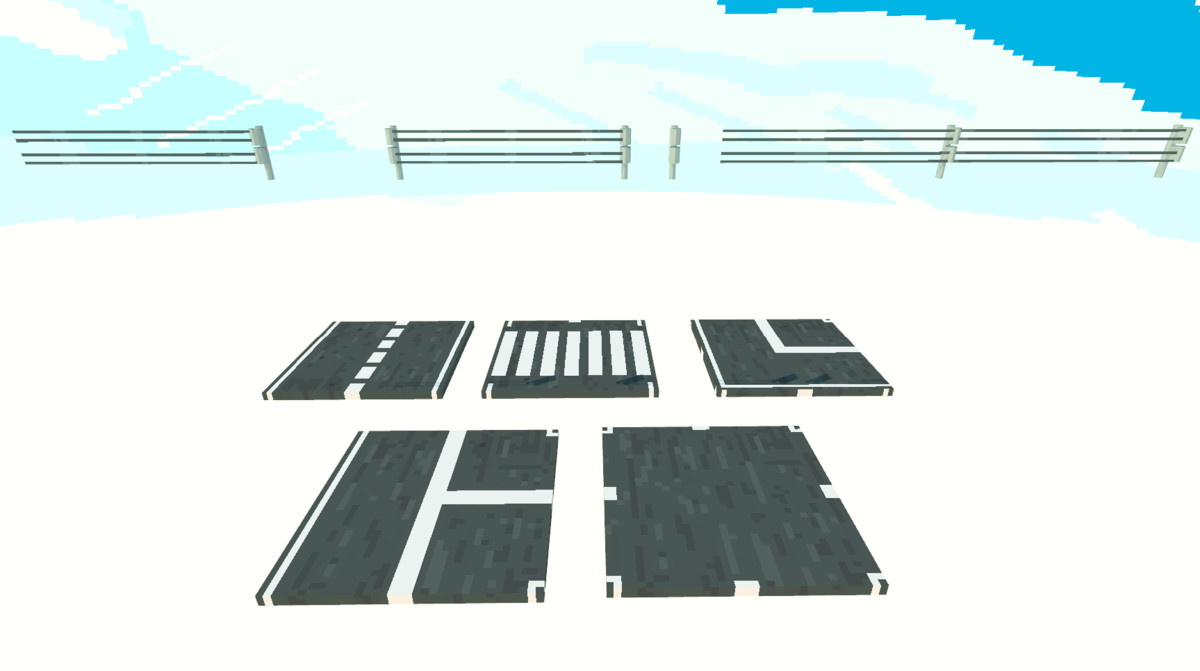 Low Poly Pixel World: Road to Kamakura