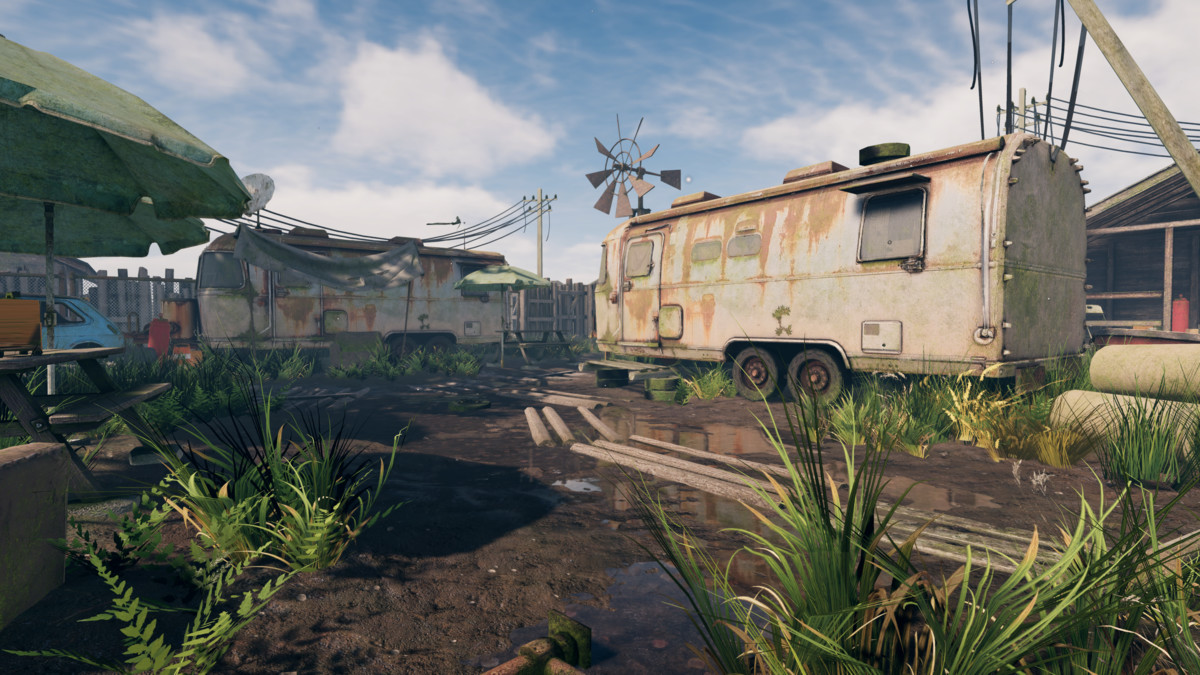 Post-Apocalyptic Trailer Park Environment