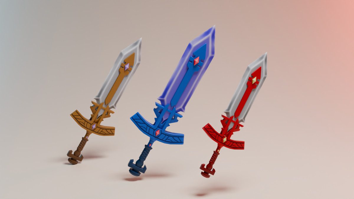 Low Poly Sword Stylized - URP