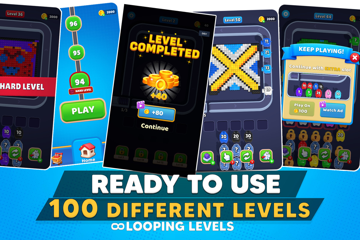 Pixel Shooter | Puzzle Game Template