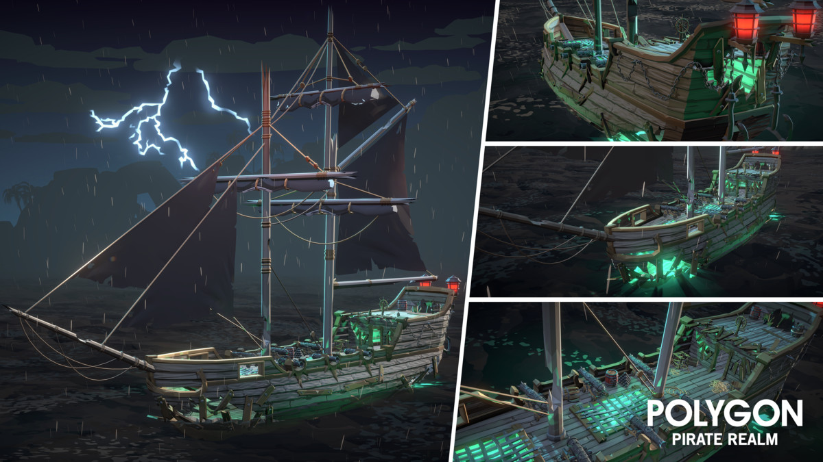 POLYGON - Pirate Realm - Art by Synty