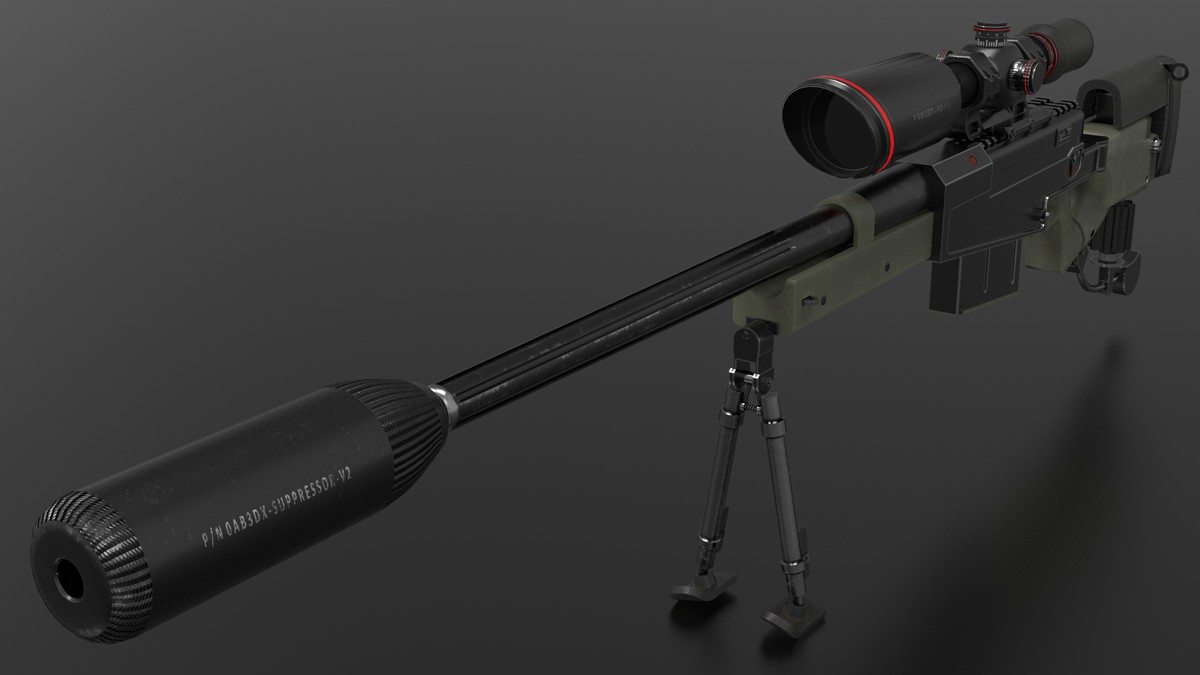 AXW-50 Sniper Rifle ( Fps - Tps)