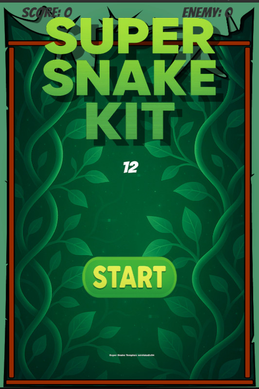Super Snake Kit – 2D Snake Game Template for Unity