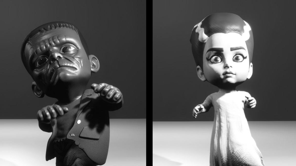 Chibi Monster Halloween Film Classics