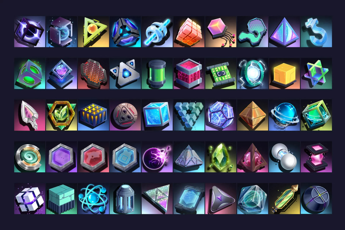 2700 Cyberpunk RPG Icons Pack