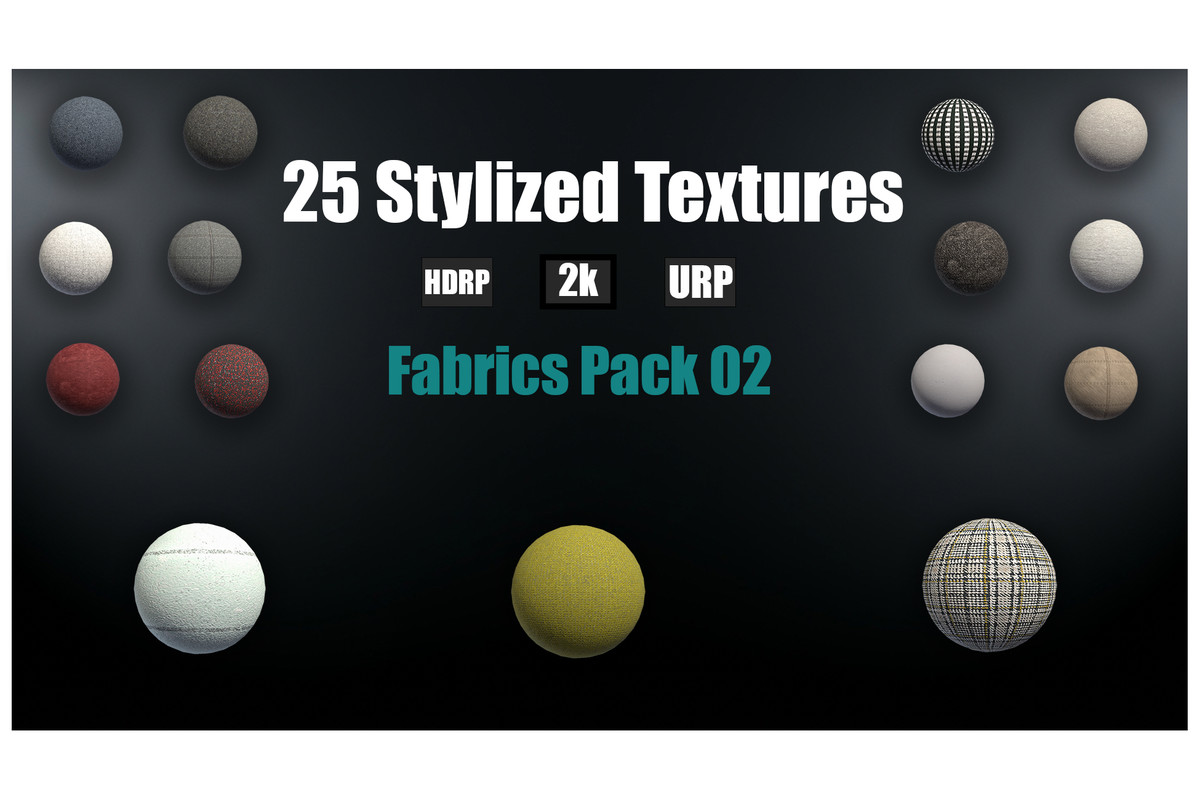 Stylized Fabric Textures Mega Pack