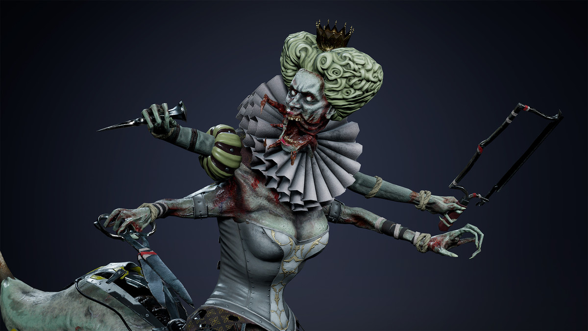Fantasy Cyborg Queen