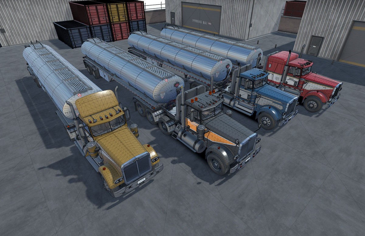 80s Semitruck Tanker