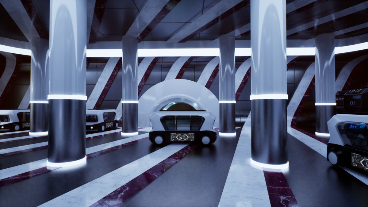 Futuristic Environment Kit Vol.3 – Sci-Fi Armory Facility