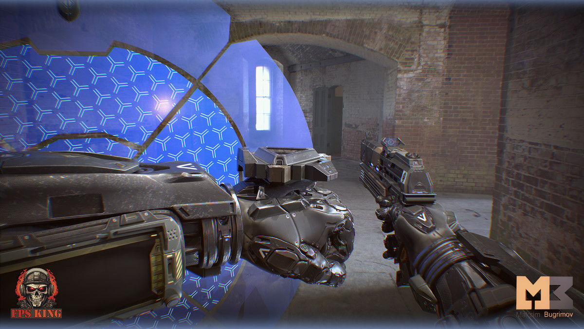Sci-Fi Hands With Pistol