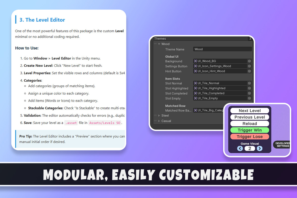 Block Associations | Puzzle Template + Editor