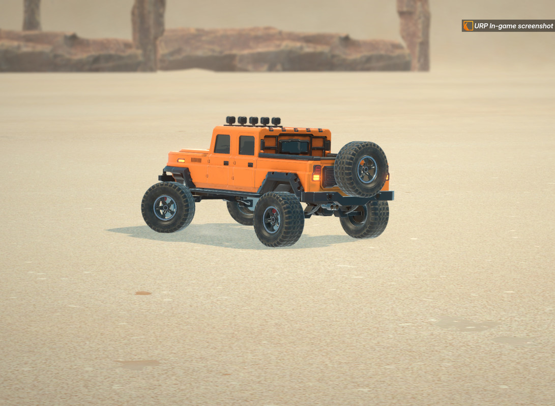 Off-Road Crawler 4x4 Pickup Vehicle Physics