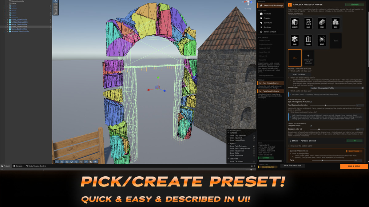 Quick Destruction - Fracture & Collapse Toolkit