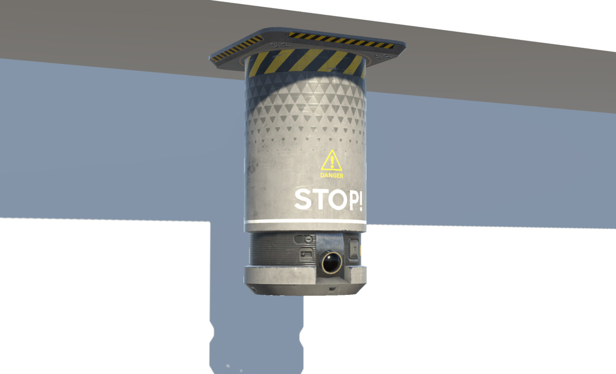 Sci-Fi Surveillance Unit /Security Camera