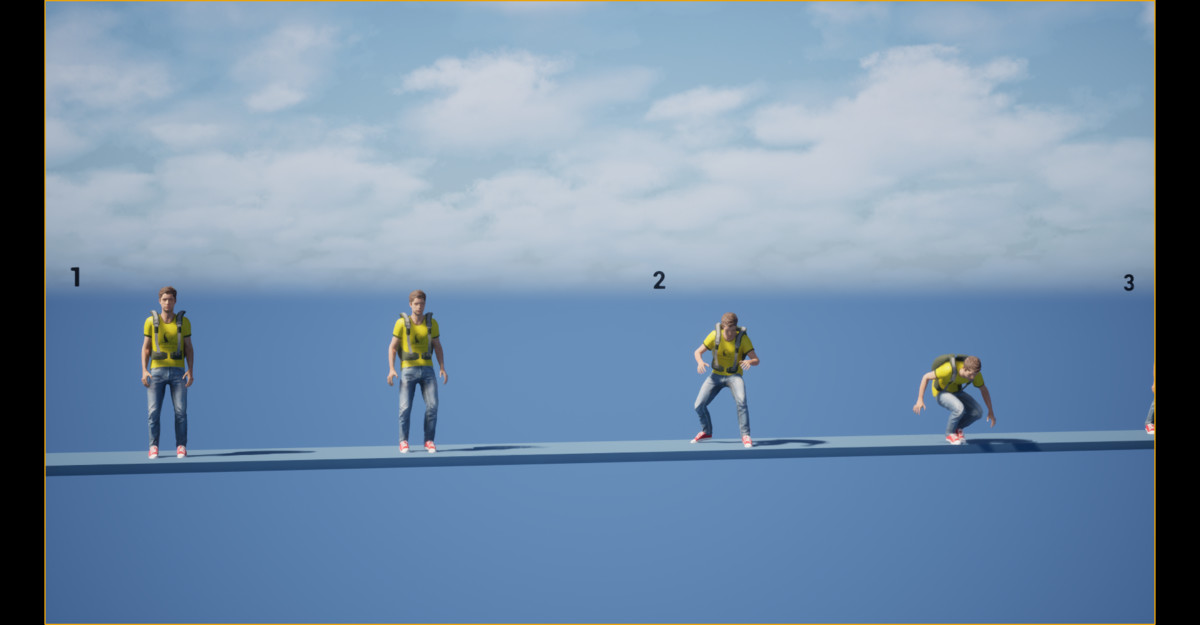 Parachute & Skydive Animation
