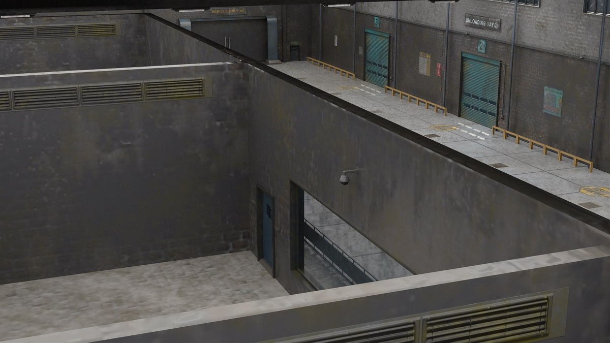 Old Abandoned Warehouse Interior And Exterior URP HDRP Textures