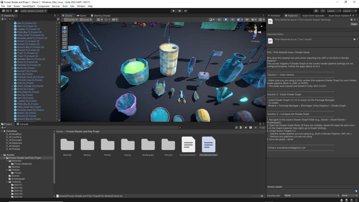 Frozen Poly Props (Lowpoly)