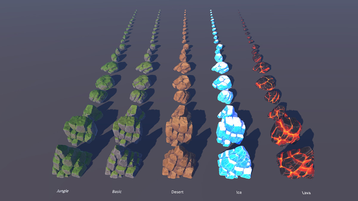 Stylized Nature - Rocks & Boulders
