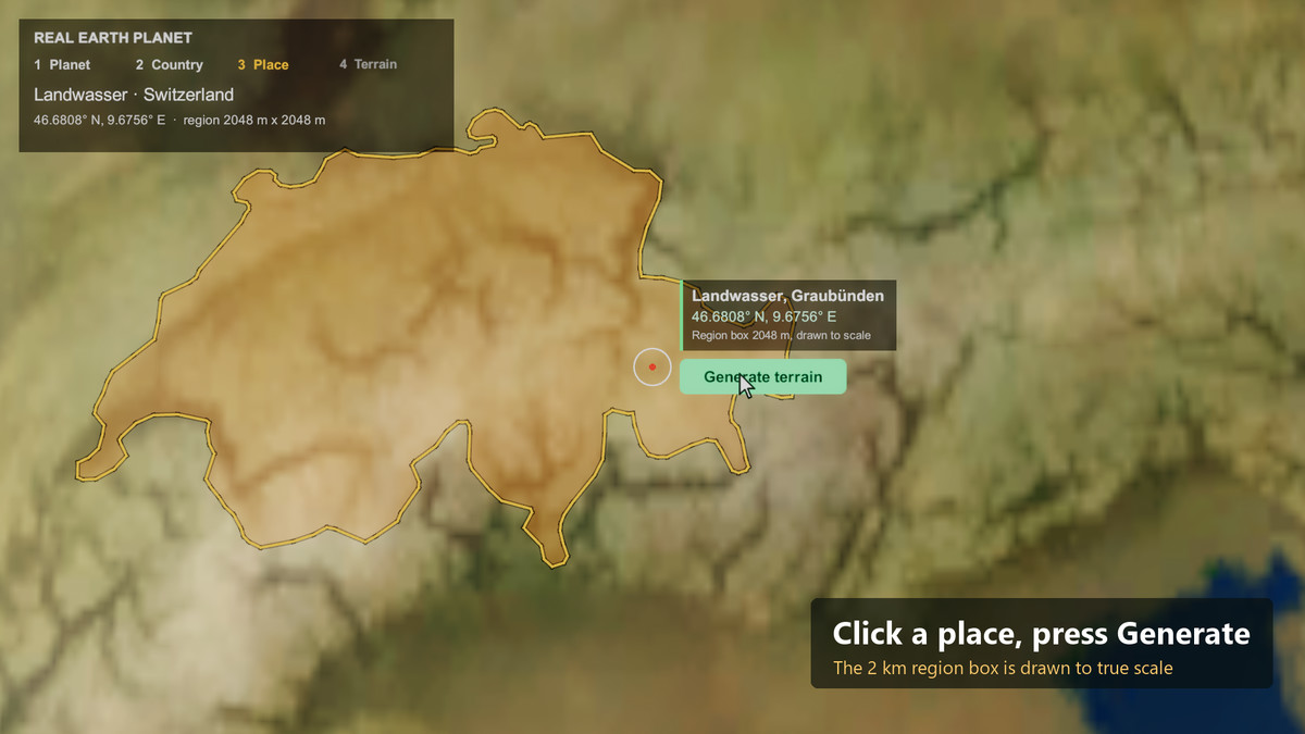 Real Earth Planet - Real-World Terrain, Roads & Railways Generator