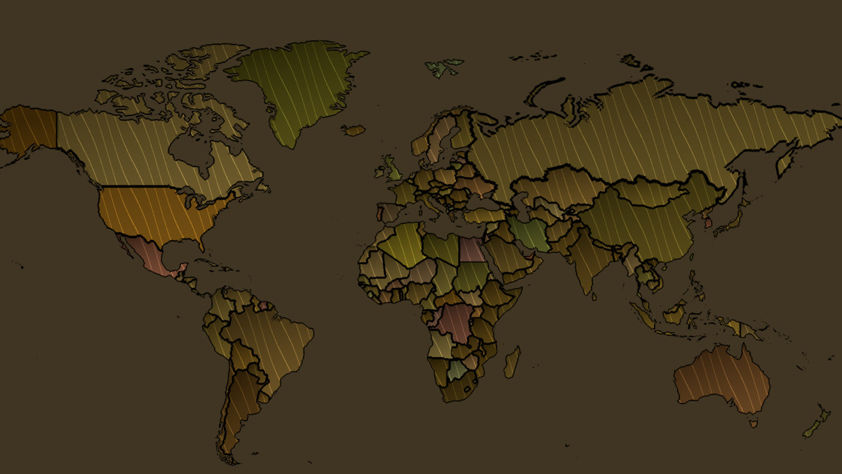 World Map 2D – Interactive & Customizable