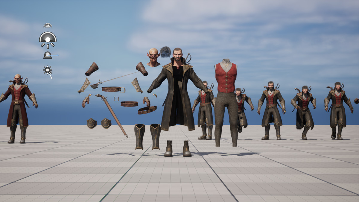 Vampire Monster Character – Dark Fantasy Hunter | Horror Enemy