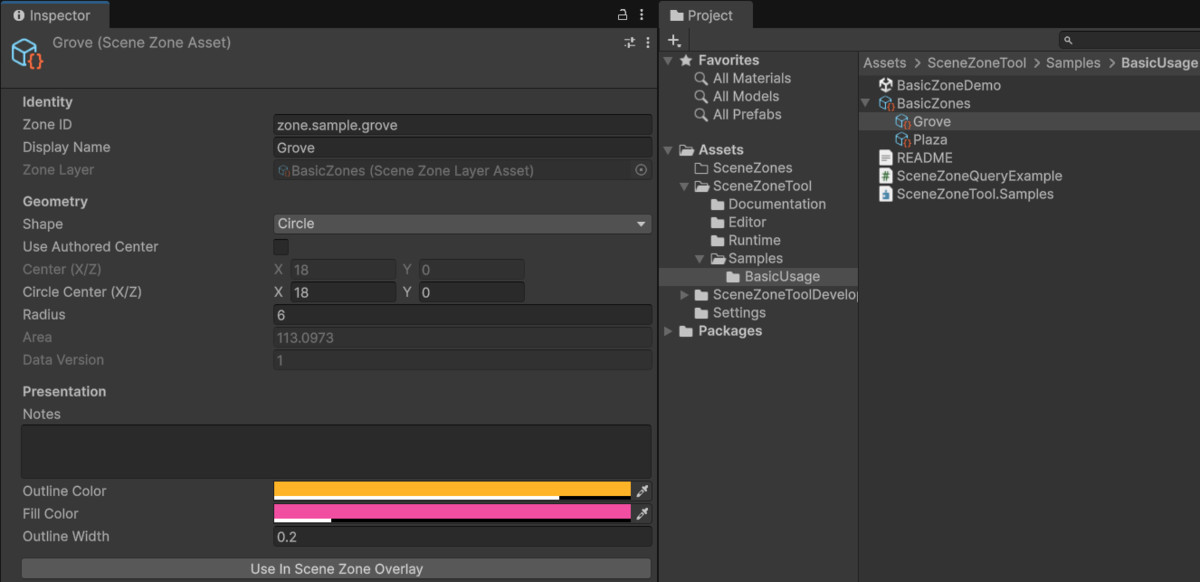 Scene Zone Tool