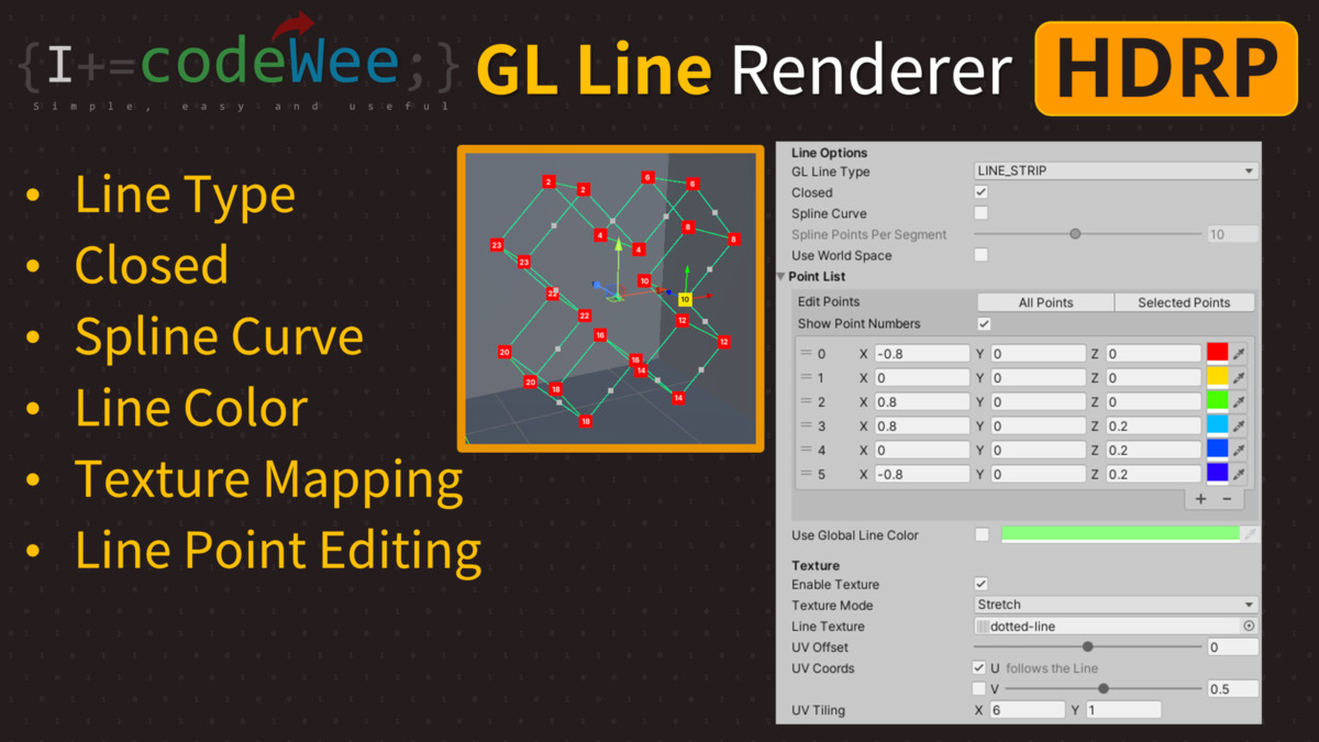 GL Line Renderer(HDRP)