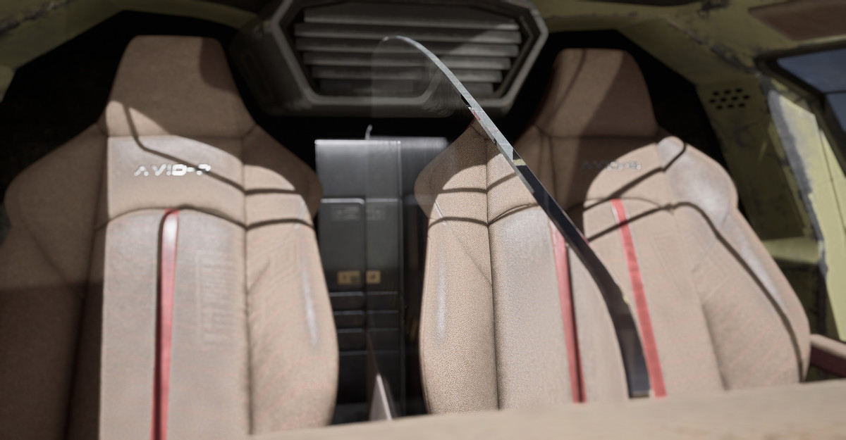 AVIO-8 Cyberpunk Hover Taxi