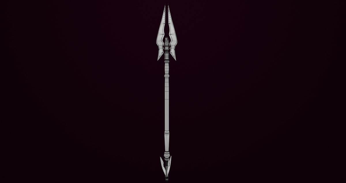 Fantasy Trident 07 URP HDRP Textures