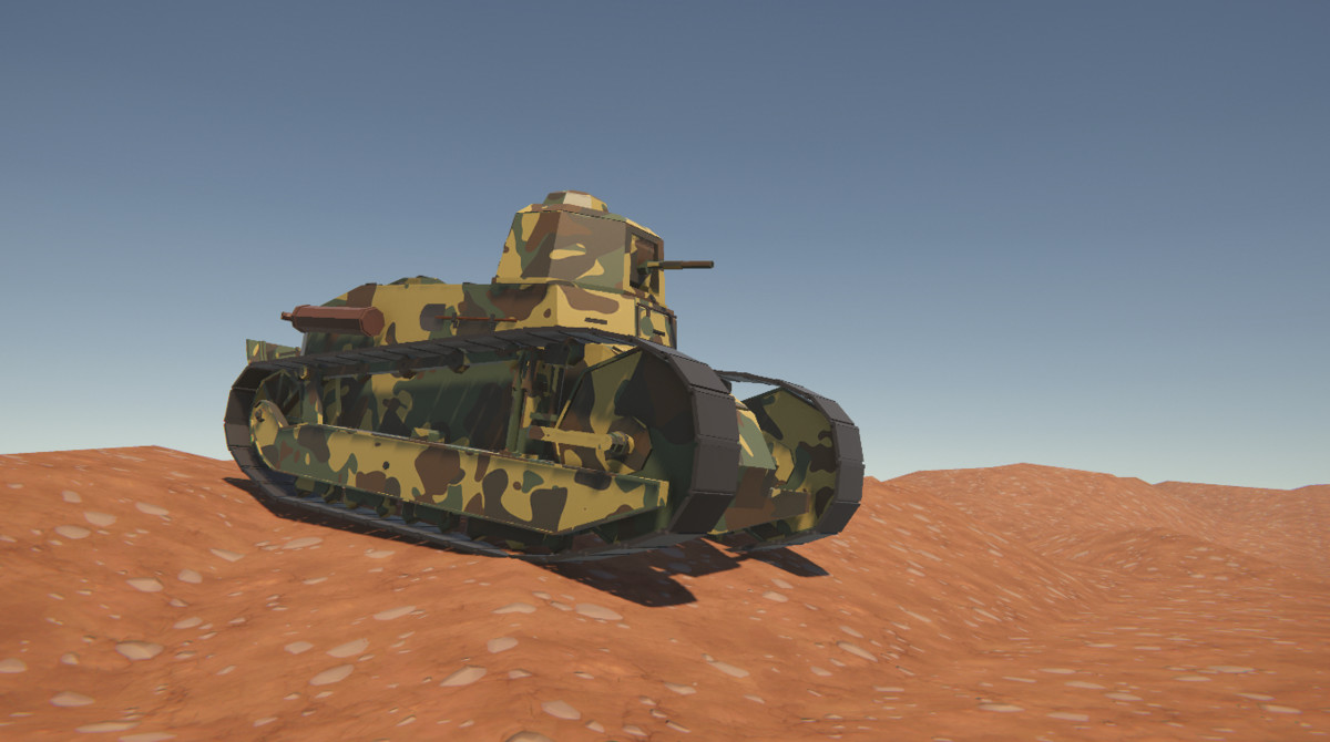 WW1 Lowpoly Tank Asset Pack