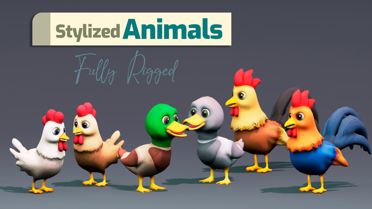 Stylized Animated Animals 1