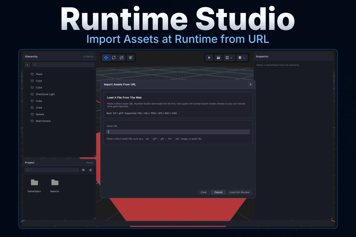 Runtime Studio – Asset Importer