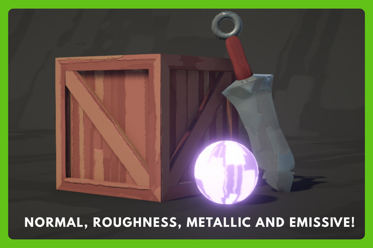 Handpainted Shader and Crayon Textures