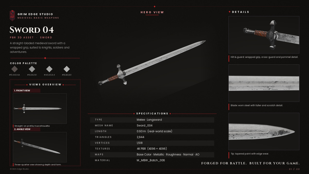 Medieval Basic Weapons